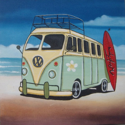 400x400 Bali Painting Volkswagen Painting Volkswagen Delivery Van - Volkswagen Painting