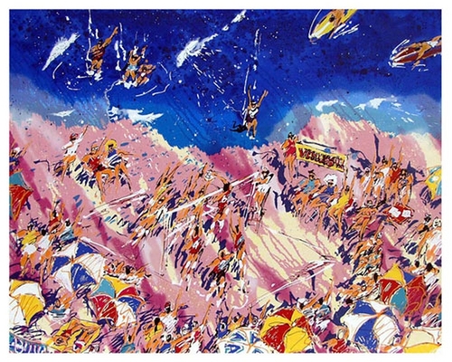 500x400 Laguna Volleyball - Volleyball Painting