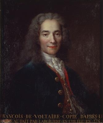334x399 Portrait Of Voltaire Social Studies, The Arts Image Pbs - Voltaire Painting