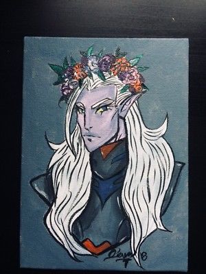300x400 Prince Lotor Acrylic Painting Canvasboard Voltron Legendary - Voltron Painting