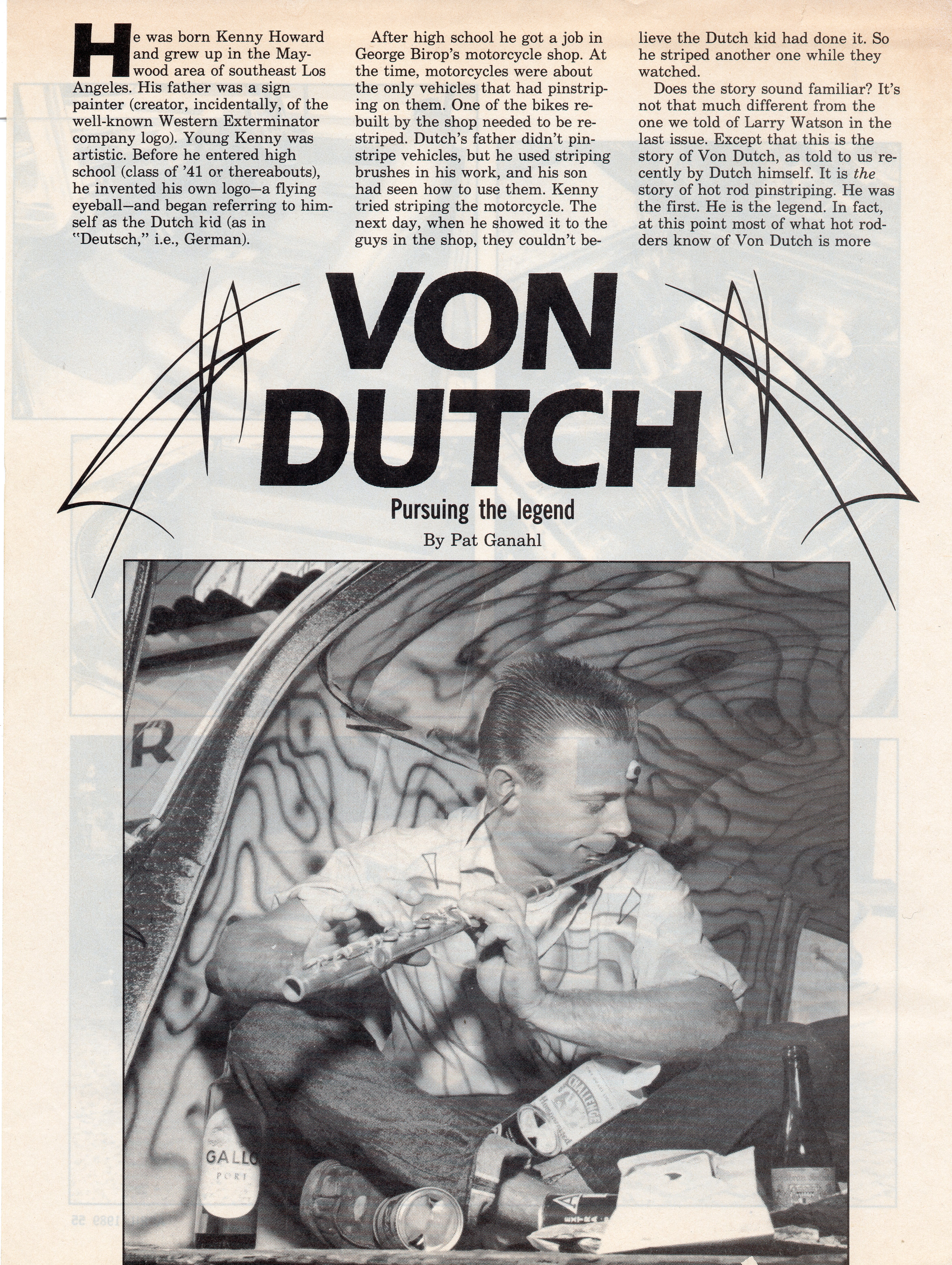 4699x6242 Von - Von Dutch Painting
