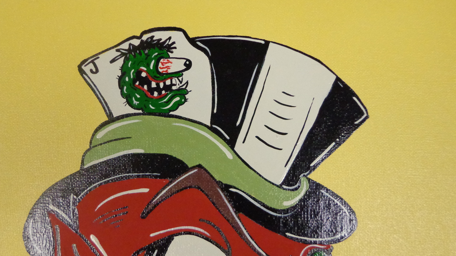 1920x1080 Devil You Know ! Top Hat Diablo Carpy's Cafe Racers - Von Dutch Painting