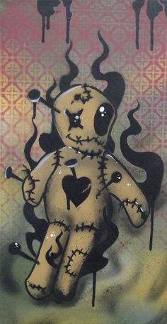 236x456 47 Best Voodoo Dolls Images On Voodoo Dolls, Tattoo - Voodoo Doll Painting