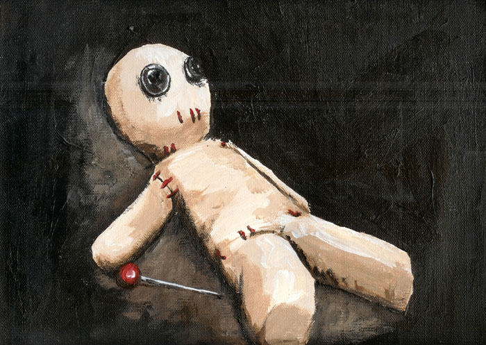 700x497 Voodoo Doll By Cheshiregrins - Voodoo Doll Painting