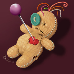 250x250 Voodoo Doll Paintings - Voodoo Doll Painting