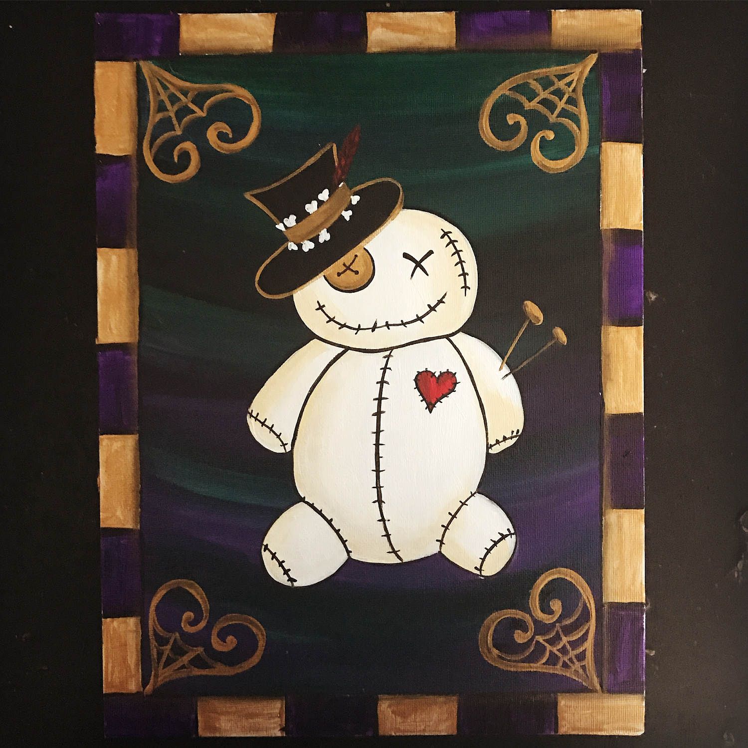 1500x1500 Voodoo Doll Painting By Kilaarts On Etsy Hobbies - Voodoo Doll Painting