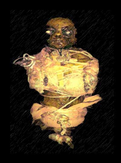 400x539 X Massacre Gifts More Dolls Perfidious Albinos - Voodoo Doll Painting