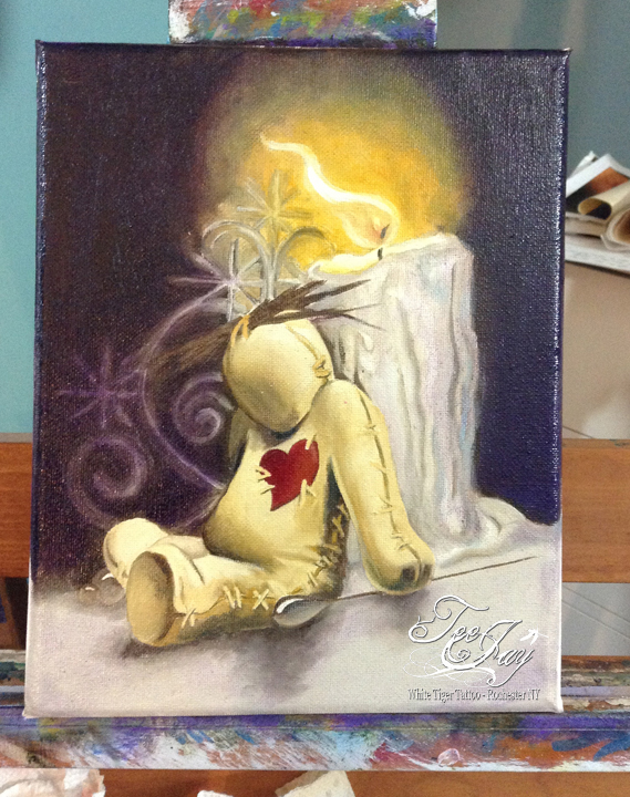 569x720 Ny Just Teejay's Blog - Voodoo Doll Painting