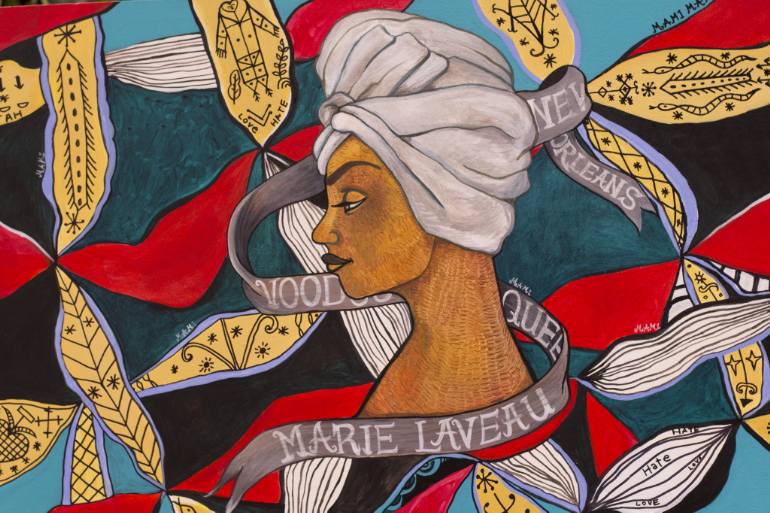 770x513 Saatchi Art Behind The Voodoo Painting By Natcha Sathientavorn - Voodoo Painting