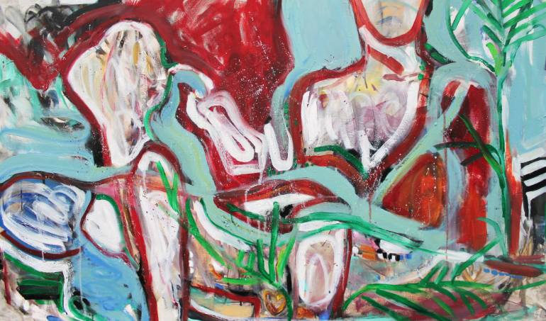 770x453 Saatchi Art We Were Voodoo Painting By Kristina Sobstad - Voodoo Painting