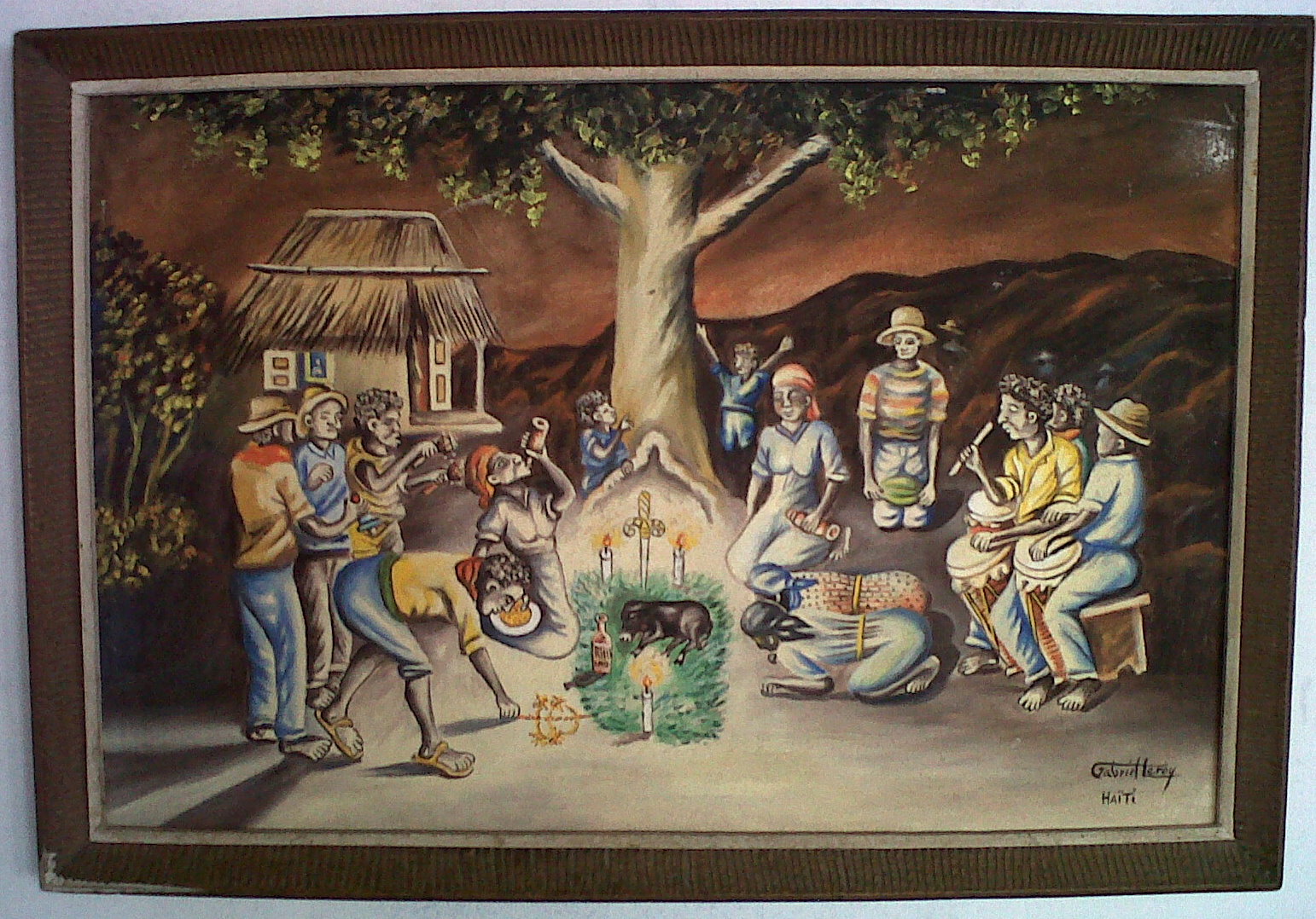 1542x1078 The El Saieh Gallery And Haitian Painting The Nerdy Nomad - Voodoo Painting