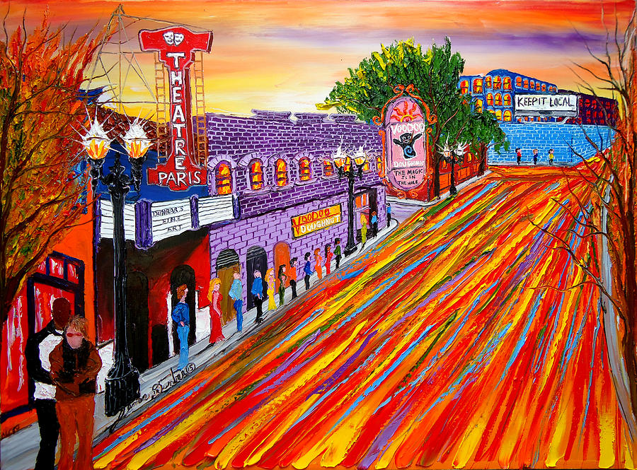 900x665 Voodoo Doughnuts Sign - Voodoo Painting