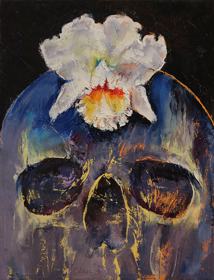 689x900 Voodoo Skull Painting By Michael Creese - Voodoo Painting