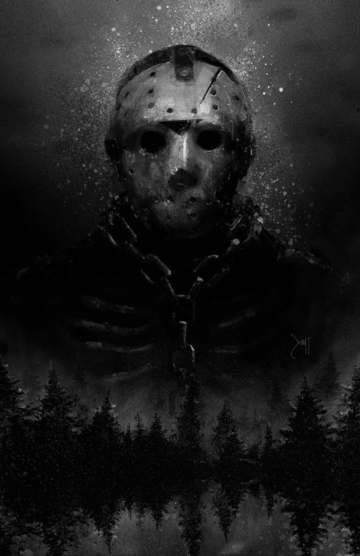 719x1111 Jason Voorhees By Devin Francisco - Voorhees Painting