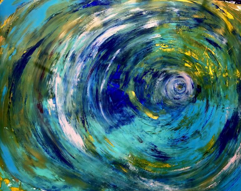 770x611 Saatchi Art Vortex Painting By David Marchi - Vortex Painting