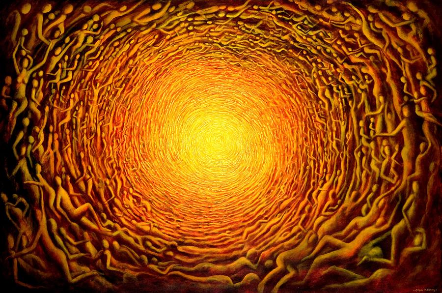 900x596 The Vortex 2 Painting By Alan Kenny - Vortex Painting