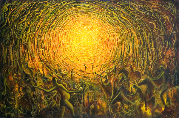 600x397 The Vortex Painting By Alan Kenny - Vortex Painting