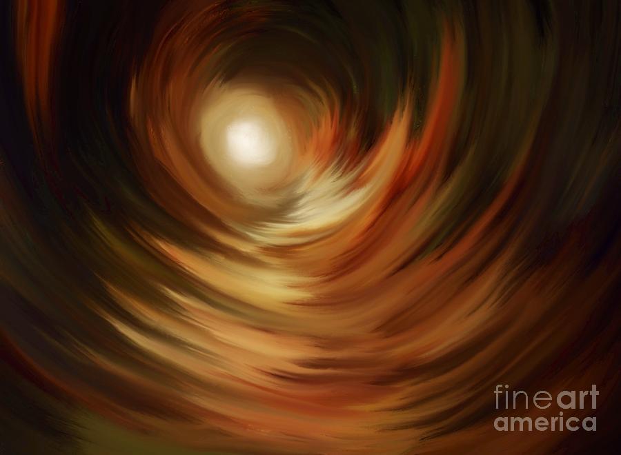 900x660 Vortex Of Crimson Brings You To Light Painting By Angela Derzaph - Vortex Painting