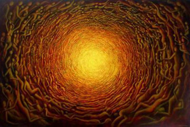 640x429 Alan Kenny Artwork Vortex 2 Original Painting Acrylic Fantasy Art - Vortex Painting
