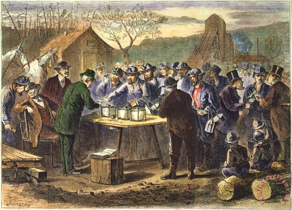 960x691 Others Pennsylvania Voting, 1872 Painting - Voting Painting