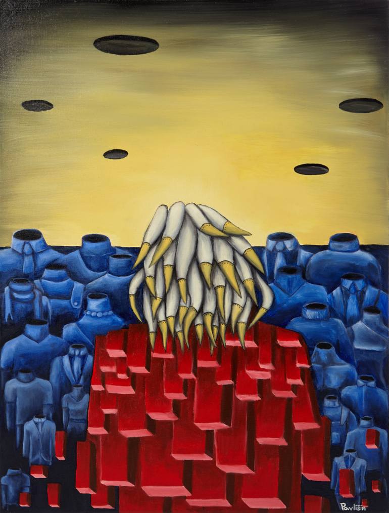 770x1014 Saatchi Art Bad Voting Of Usa Painting By Lukas Pavlisin - Voting Painting