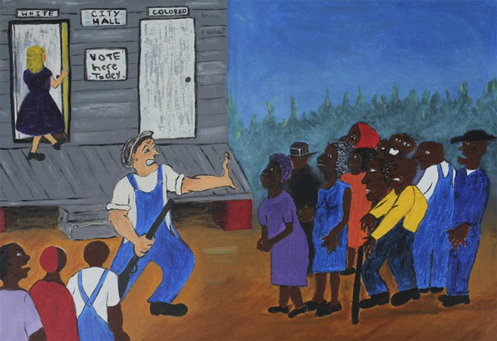 700x481 Shirley Whitaker Paintings - Voting Painting