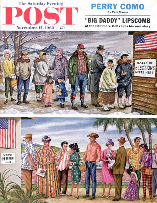 500x647 Classic Art Voting In America The Saturday Evening Post - Voting Painting