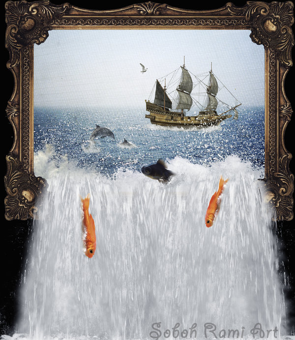 600x690 Spilling Painting By Sobohrami - Voyage Of The Dawn Treader Painting