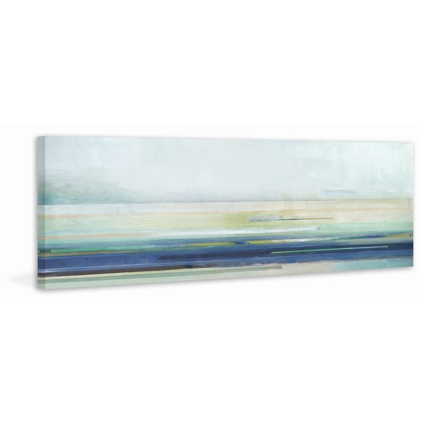 600x600 Shop Blue Lapis Waterfall V' Painting Print On Wrapped Canvas - Vpainting