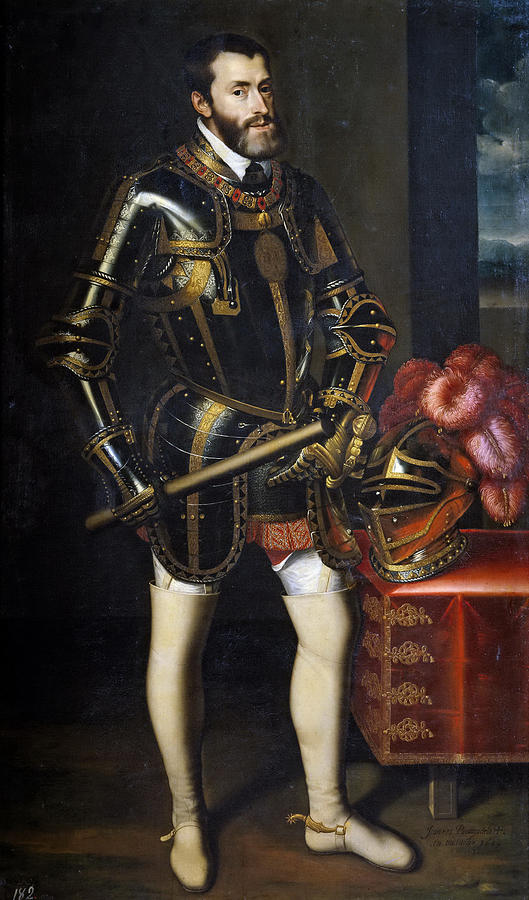 529x900 The Emperor Charles V Painting By Juan Pantoja De La Cruz - Vpainting