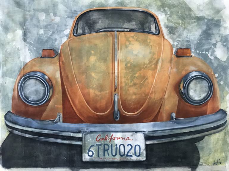 770x578 Saatchi Art Vw Beetle Painting By Aviva Brooks - Vw Beetle Painting