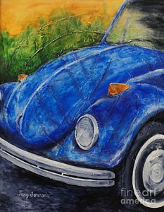 233x300 Vw Beetle Paintings Fine Art America - Vw Bug Painting
