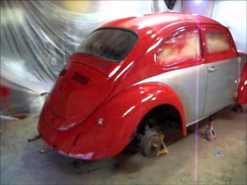 480x360 1970 Vw Auto Bug Paint - Vw Bug Painting