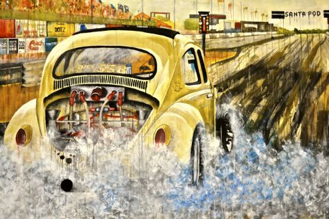 480x320 Warwick 110 Objects - Vw Bug Painting