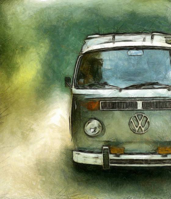 560x650 Stunning Volkswagen Artwork For Sale On Fine Art Prints - Vw Painting