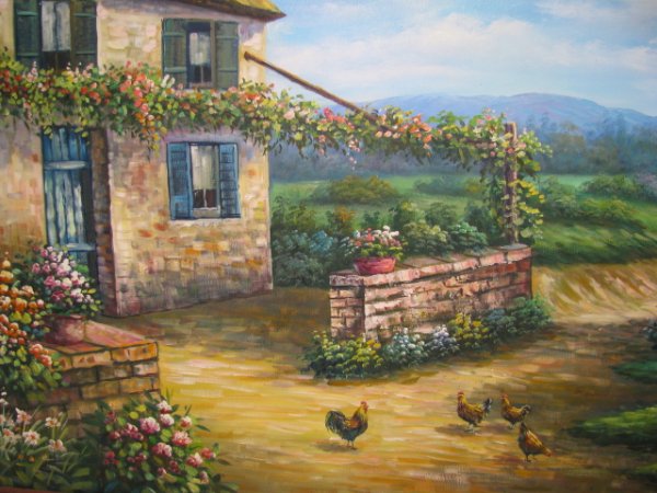 600x450 Large Oil On Canvas Painting Signed W Hodges - W Hodges Painting