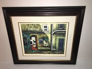 300x225 W. James Original Signed Wood Framed Oil Painting On Canvas 8x10 - W James Painting