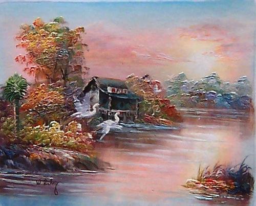 500x403 Paintings - W Riley Painting