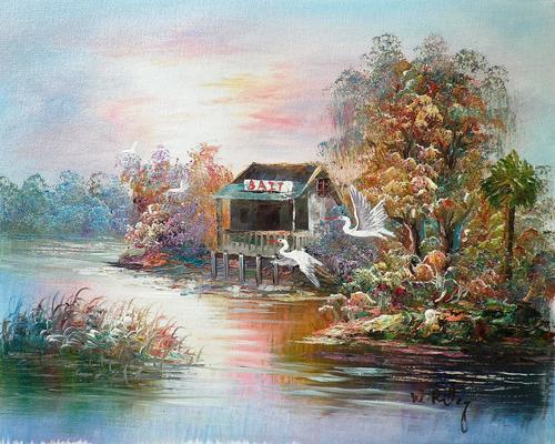 500x400 Paintings - W Riley Painting