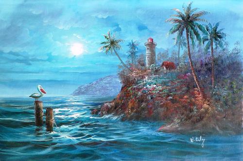 500x331 Paintings - W Riley Painting