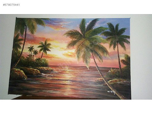 528x396 W.riley 60x90 Cm Kanvas Tablo - W Riley Painting