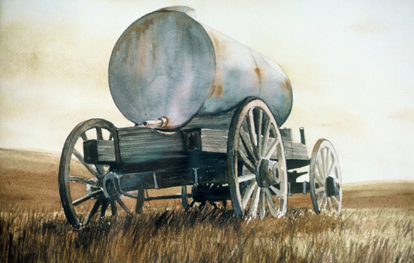 600x381 Water Wagon - Wagon Painting