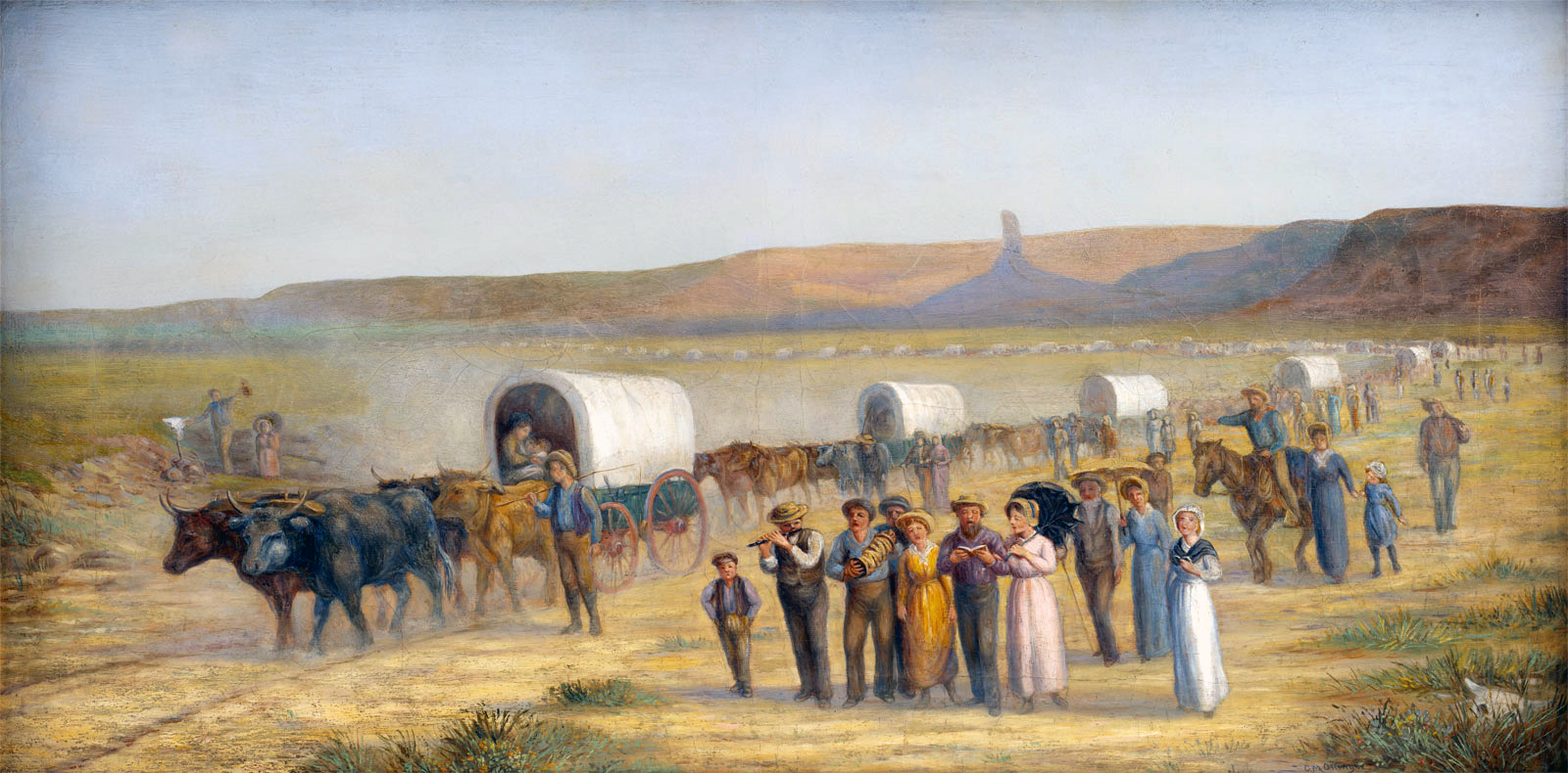 1600x790 Remembering The First 911. The Terrorist Attack Of September - Wagon Train Painting