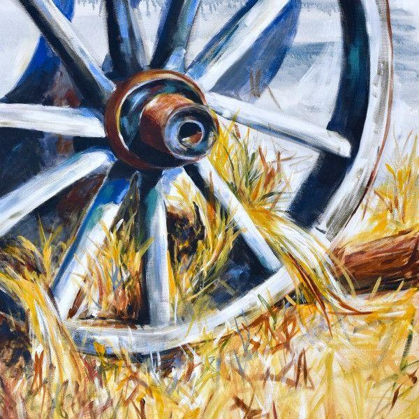 600x600 Wagon Wheel - Wagon Wheel Painting