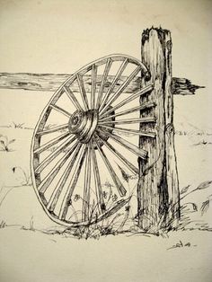 236x314 Wagon Wheel Painting Pioneer Day Wagon Wheels - Wagon Wheel Painting
