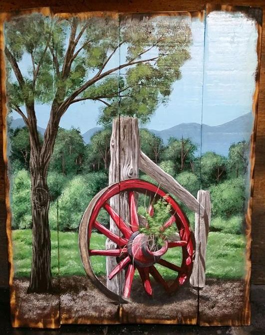 531x672 Custom Pallet Paintings Archives - Wagon Wheel Painting