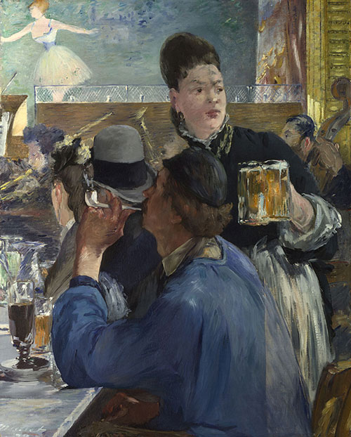 500x622 Manet, Corner Of A Concert - Waitress Painting