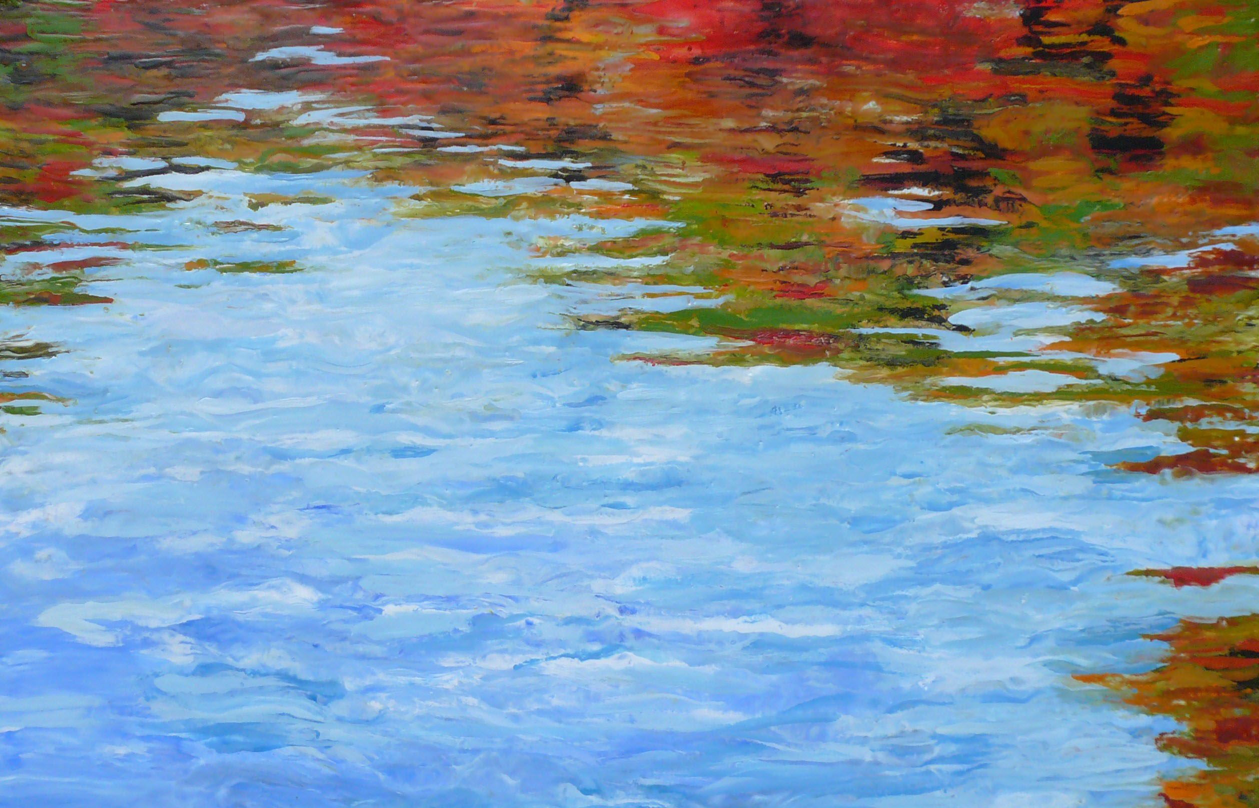 2517x1616 Ode To Thoreau's Walden - Walden Painting