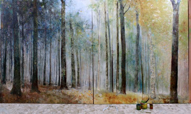 770x460 Saatchi Art Walden Painting By Marlis Albrecht - Walden Painting