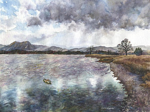 300x225 Walden Pond Paintings Fine Art America - Walden Painting